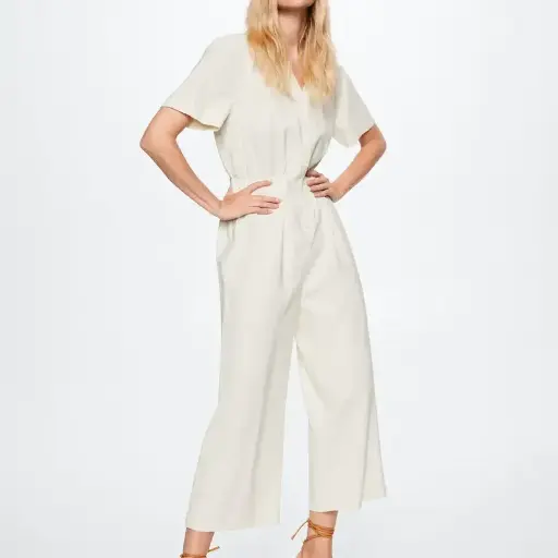 Lyocell 襯衫連身褲